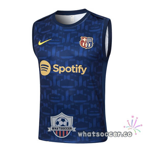 FC Barcelona Soccer Vest Blue Royal 2024-2025