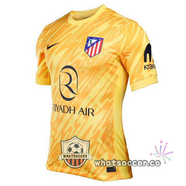 Atletico Madrid Goalkeeper Soccer Jerseys Yellow 2024-2025