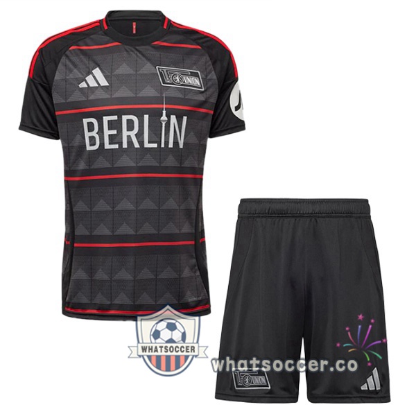 FC Union Berlin Kids Away Soccer Jerseys Black 2024-2025