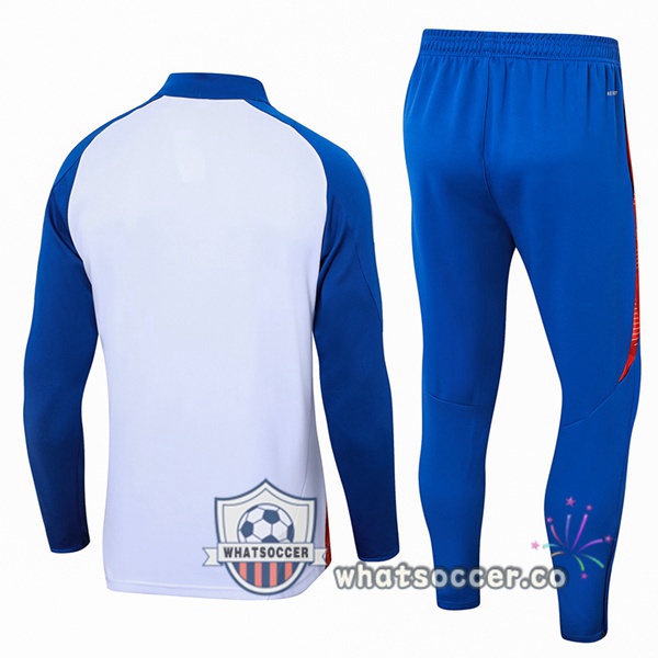 Tracksuit Olympique Lyonnais White Blue 2024-2025