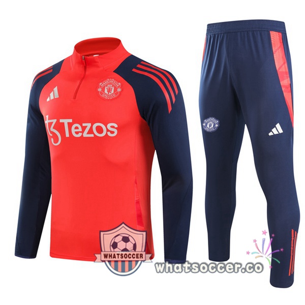 Tracksuit Manchester United Orange 2024-2025