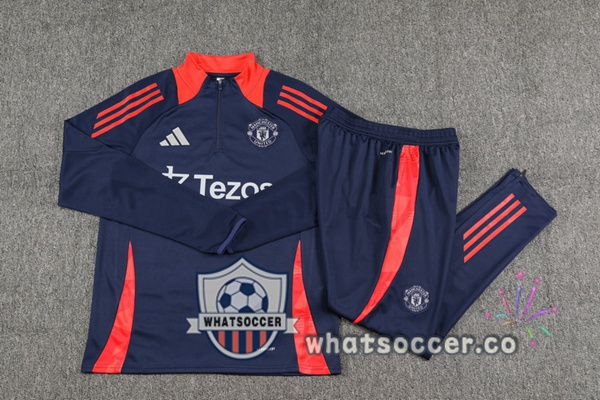 Tracksuit Manchester United Blue Royal 2024-2025