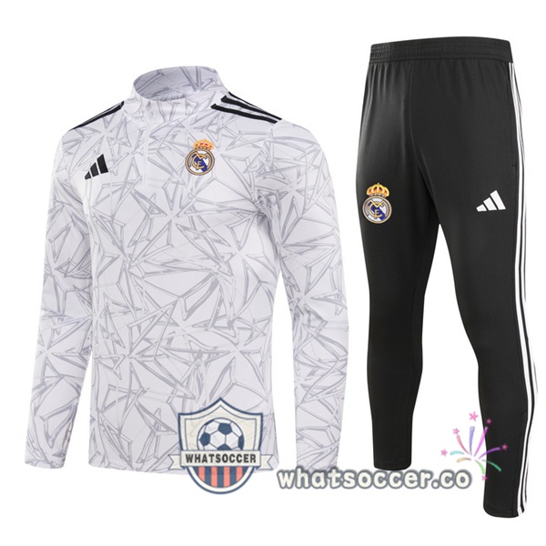 Tracksuit Real Madrid White 2024-2025