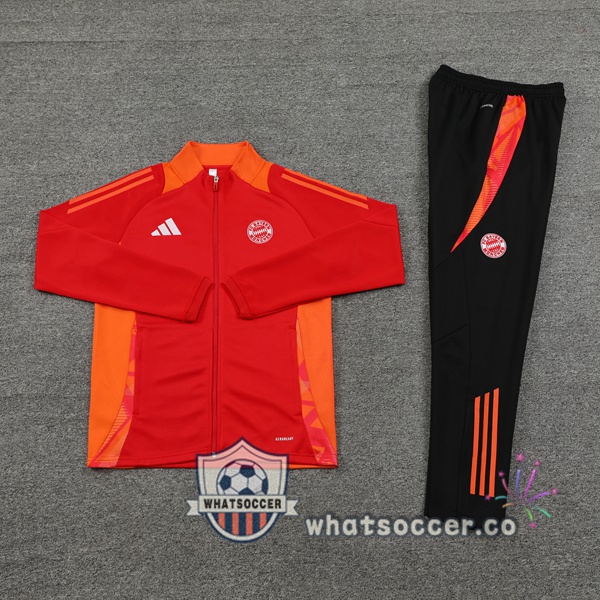 Training Jacket Bayern Munich Red 2024-2025