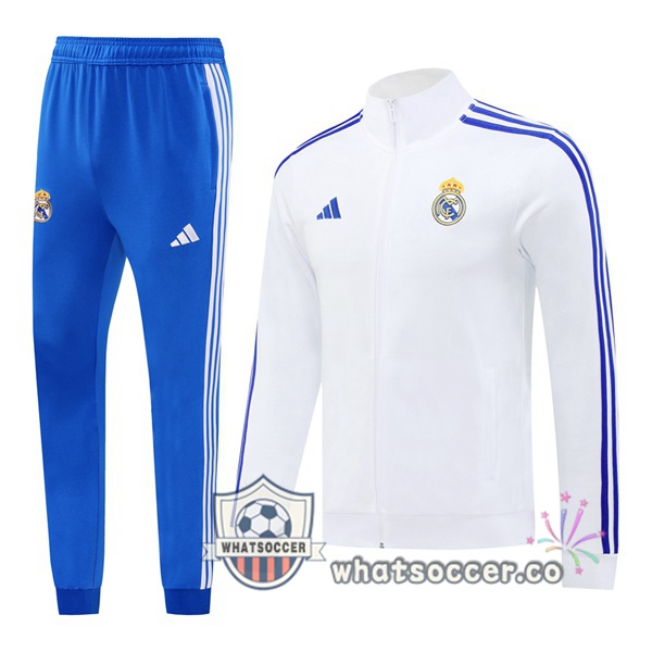 Training Jacket Real Madrid White 2024-2025