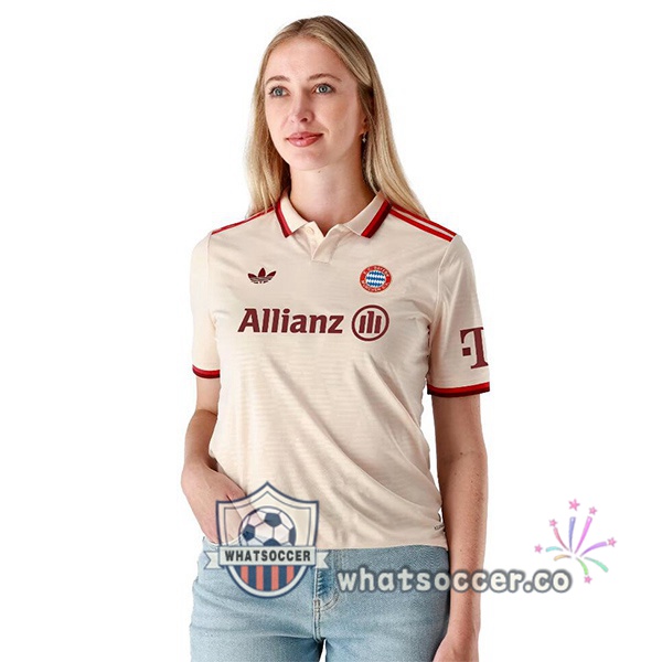 Bayern Munich Women Third Soccer Jerseys Yellow 2024-2025