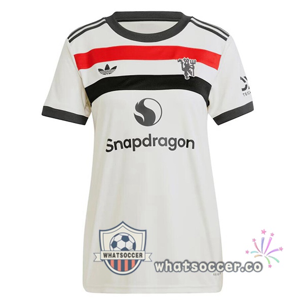 Manchester United Women Third Soccer Jerseys White 2024-2025