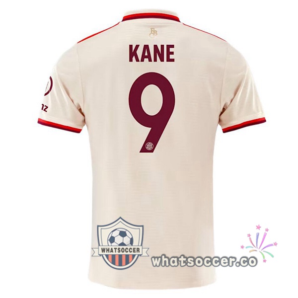 Bayern Munich (Kane 9) Third Soccer Jerseys Yellow 2024-2025