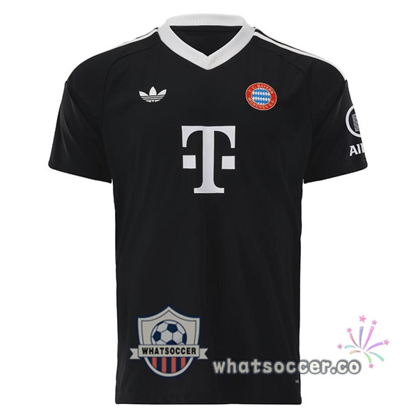 Bayern Munich Goalkeeper Soccer Jerseys Black 2024-2025