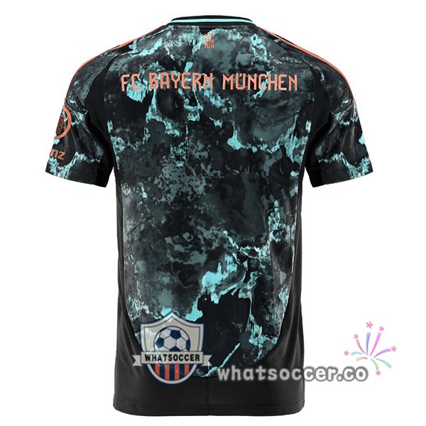 Bayern Munich Away Soccer Jerseys Black 2024-2025