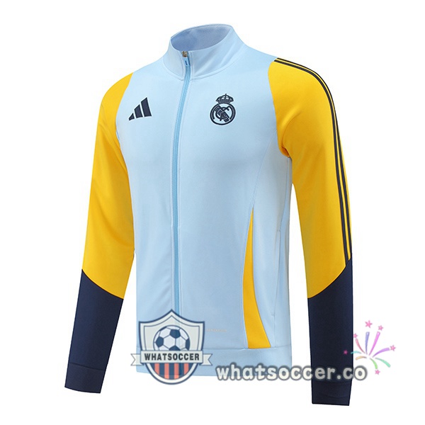 Soccer Jacket Real Madrid Gray 2024-2025
