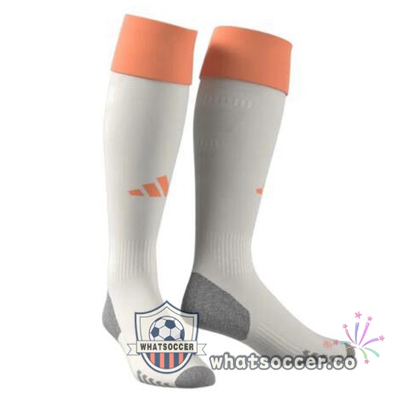 AS Roma Away Soccer Socks White 2024-2025