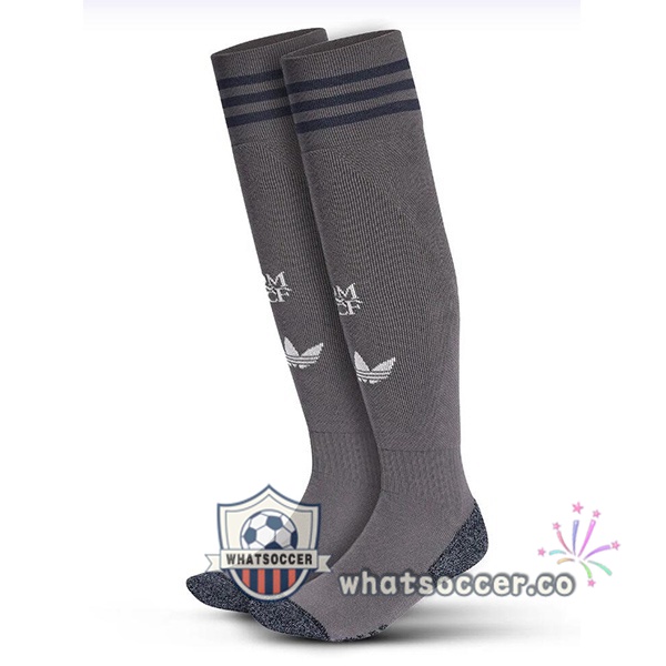 Real Madrid Third Soccer Jerseys Gray 2024-2025