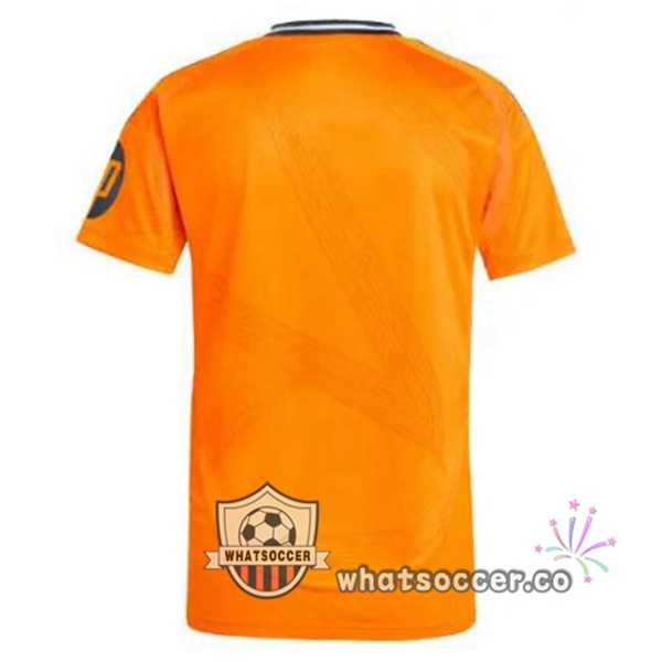 Real Madrid Away Soccer Jerseys Orange 2024-2025