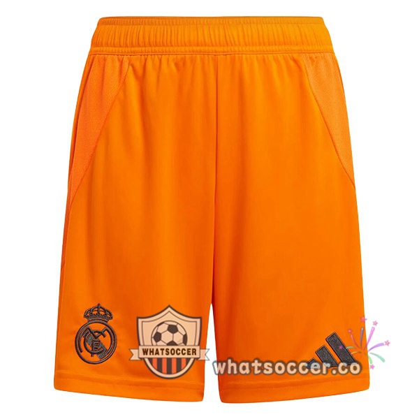 Real Madrid Away Soccer Jerseys Orange 2024-2025