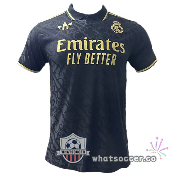 Real Madrid Special Edition Soccer Jerseys Black 2024-2025