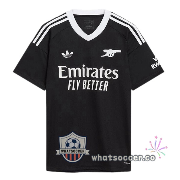 Arsenal Goalkeeper Soccer Jerseys Black 2024-2025