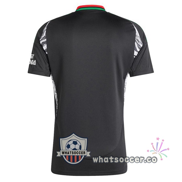 Arsenal Away Soccer Jerseys Black 2024-2025