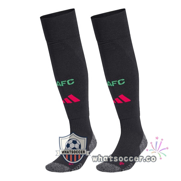 Arsenal Away Soccer Jerseys Black 2024-2025