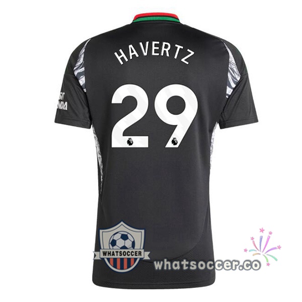 Arsenal (HAGreenZ 29) Away Soccer Jerseys Black 2024-2025