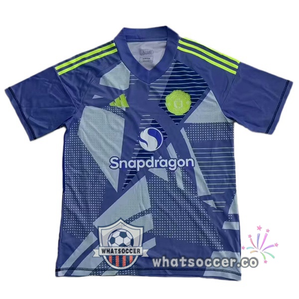 Manchester United Goalkeeper Soccer Jerseys Blue 2024-2025