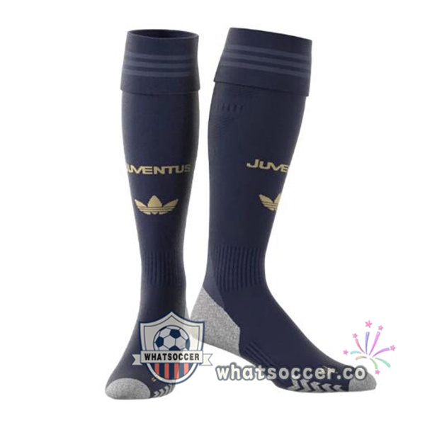 Juventus Third Soccer Jerseys Blue Royal 2024-2025
