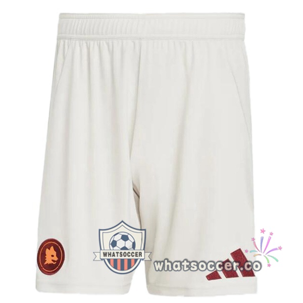 AS Roma Away Soccer Jerseys White 2024-2025