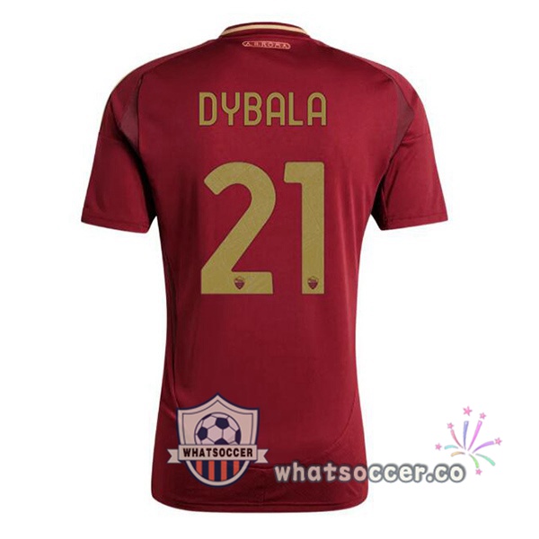 AS Roma (DYBALA 21) Home Soccer Jerseys Red 2024-2025