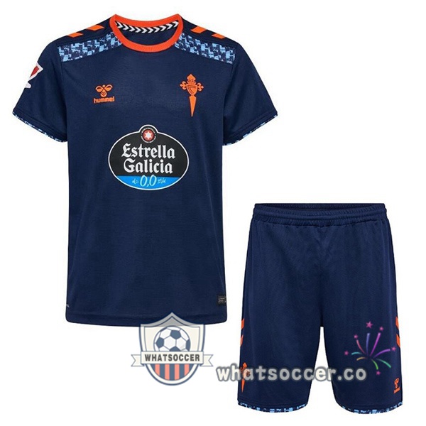 Celta Vigo Kids Away Soccer Jerseys Blue 2024-2025