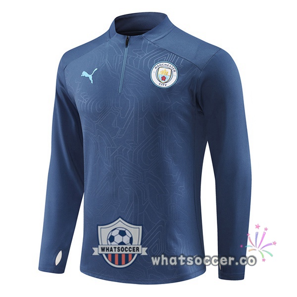 Soccer Sweater Manchester City Blue Royal 2024-2025