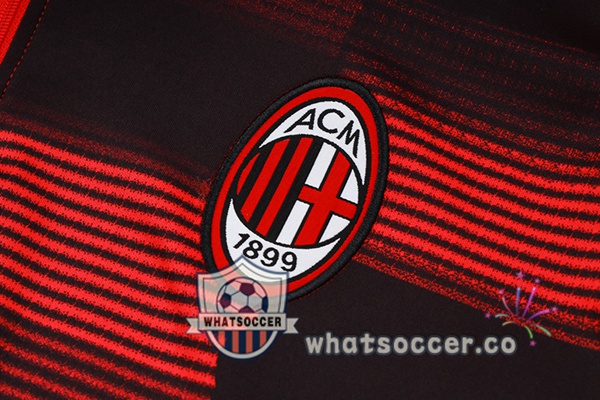 Tracksuit AC Milan Black Red 2024-2025