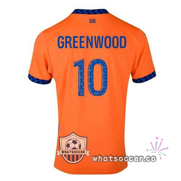 Olympique de Marseille (GREENWOOD 10) Third Soccer Jerseys Orange 2024-2025
