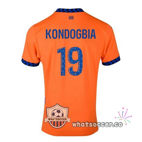 Olympique de Marseille (KONDOGBIA 19) Third Soccer Jerseys Orange 2024-2025
