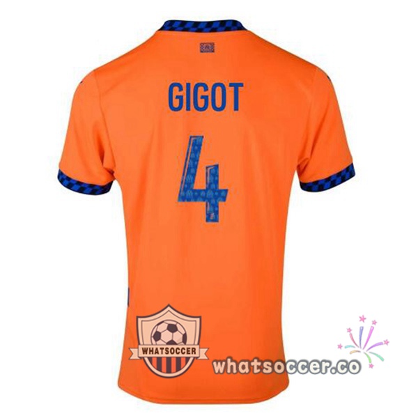 Olympique de Marseille (GIGOT 4) Third Soccer Jerseys Orange 2024-2025