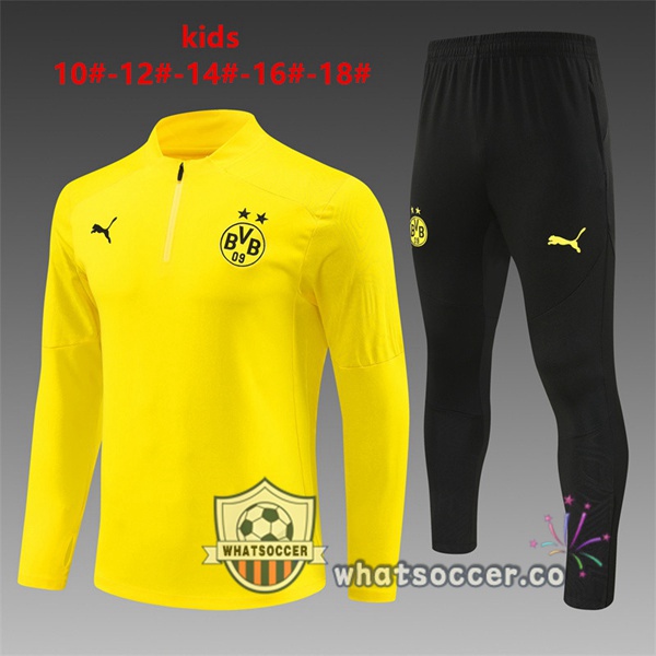 Tracksuit Dortmund BVB Kids Yellow 2024-2025