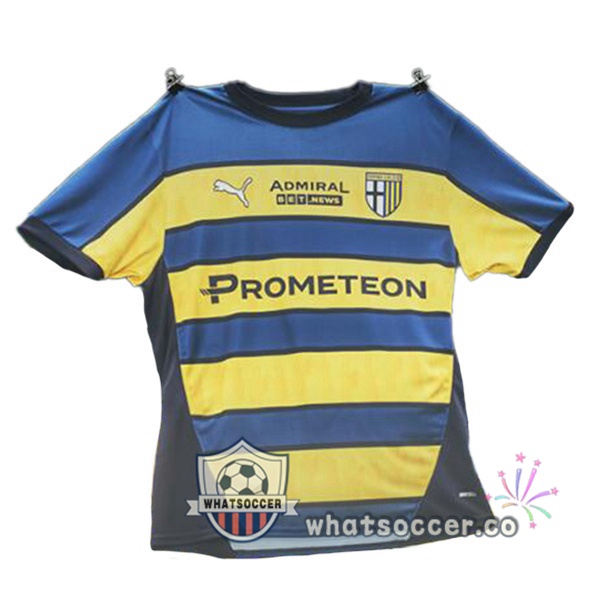 Parma Calcio Away Soccer Jerseys Yellow Blue 2024-2025
