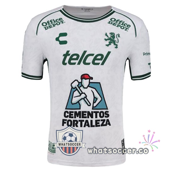 Club Leon Away Soccer Jerseys White 2024-2025