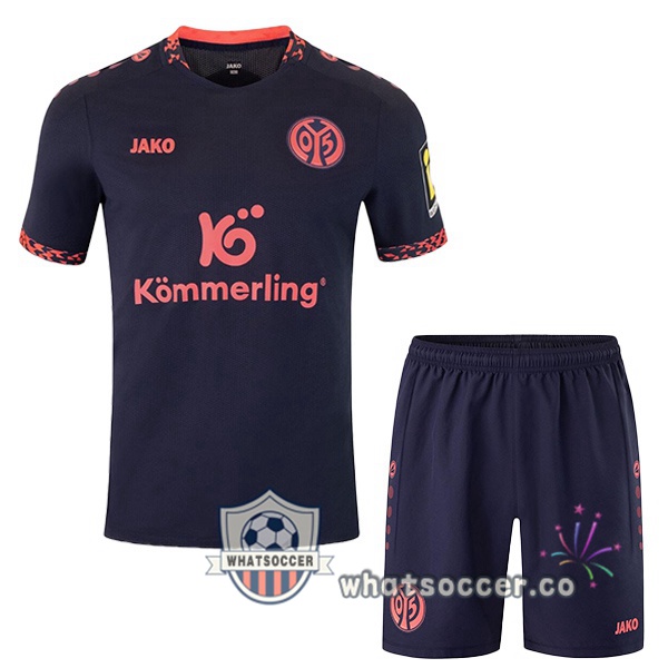 FSV Mainz 05 Kids Away Soccer Jerseys Black 2024-2025