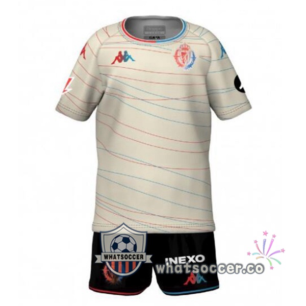 Real Valladolid Kids Away Soccer Jerseys Yellow 2024-2025