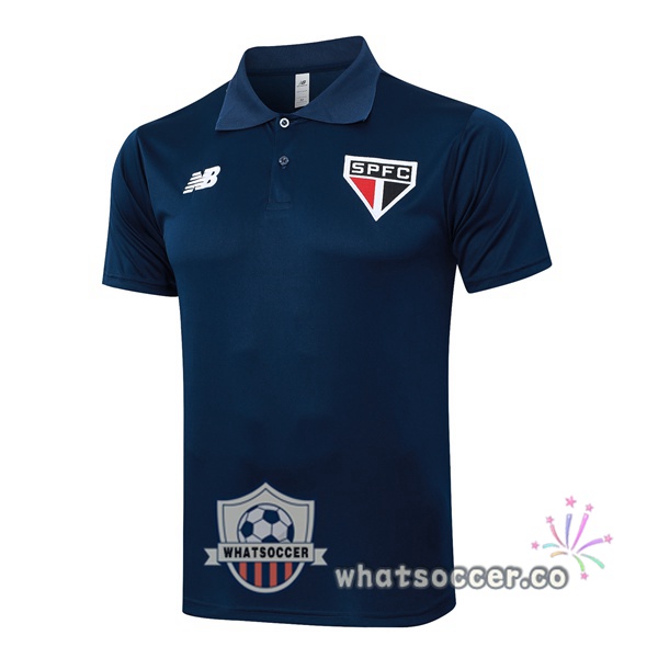 Training Polo Sao Paulo FC Blue Royal 2024-2025