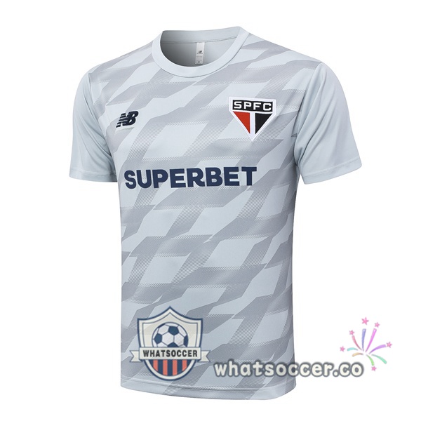 Sao Paulo FC Training T-Shirts Gray 2024-2025
