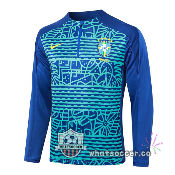 Soccer Sweater Brazil Blue 2024-2025
