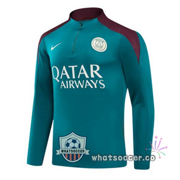 Soccer Sweater Paris PSG Green 2024-2025
