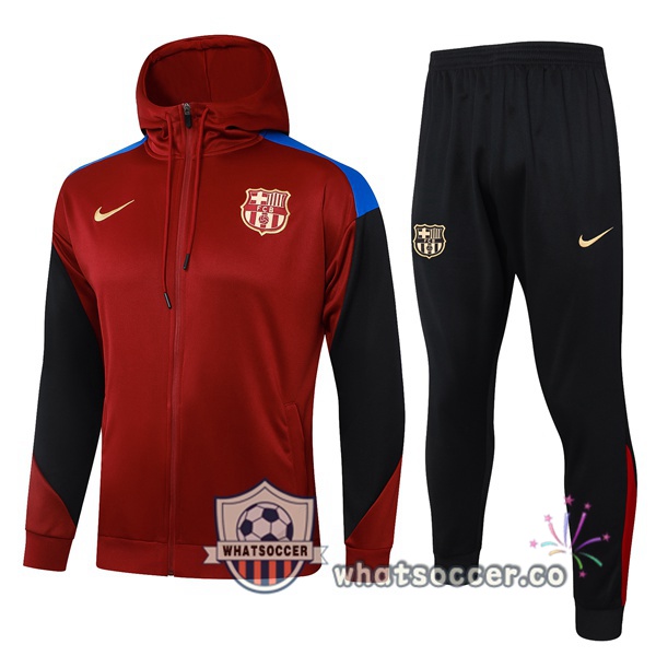Tracksuit - Hooded FC Barcelona Red 2024-2025