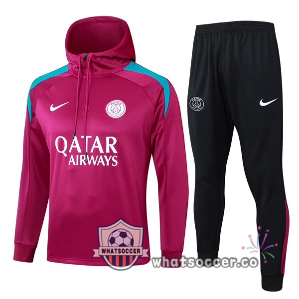 Tracksuit - Hooded Paris PSG Red 2024-2025