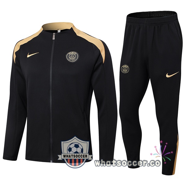 Training Jacket Paris PSG Black 2024-2025