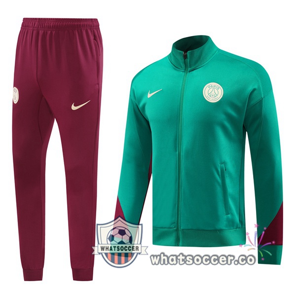 Training Jacket Paris PSG Green 2024-2025