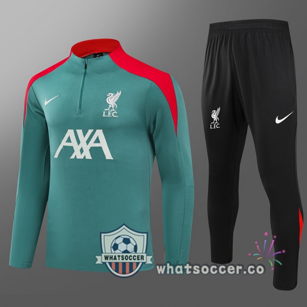 Tracksuit FC Liverpool Kids Green 2024-2025