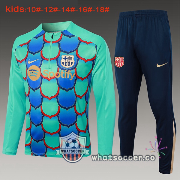 Tracksuit FC Barcelona Kids Green 2024-2025