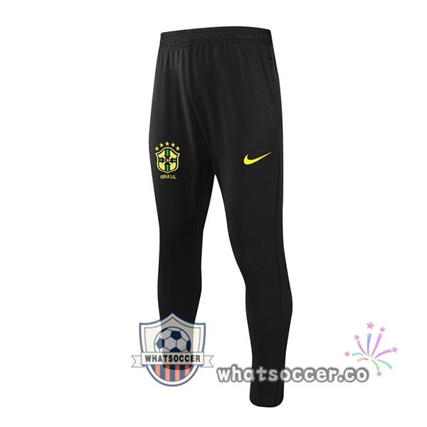 Brazil Soccer Pants Black 2024-2025